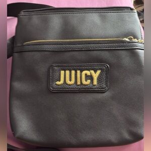 Juicy Couture Black and Gold Crossbody Bag